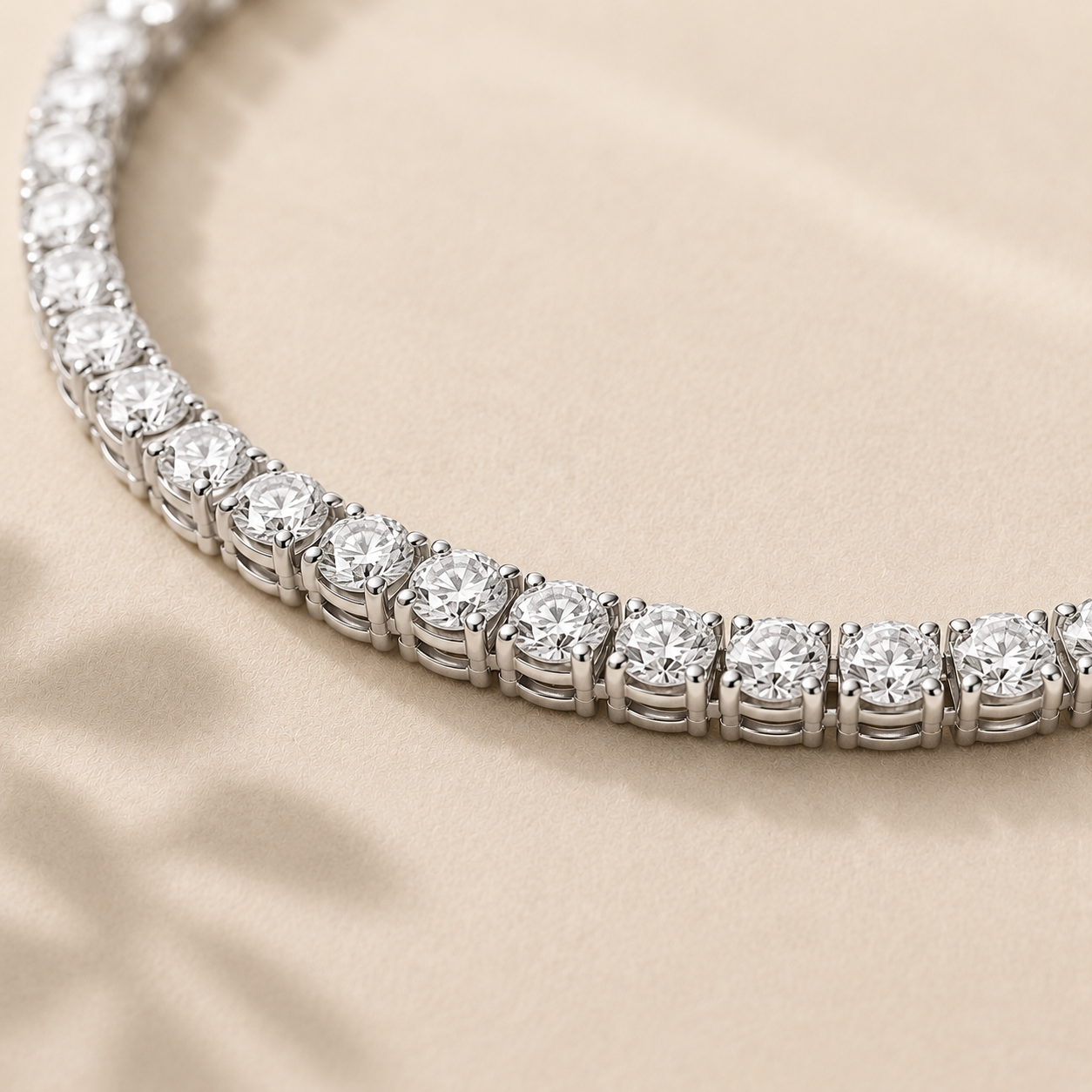 Lab Grown Diamond Tennis Bracelet – Classic Four-Claw, Conflict Free